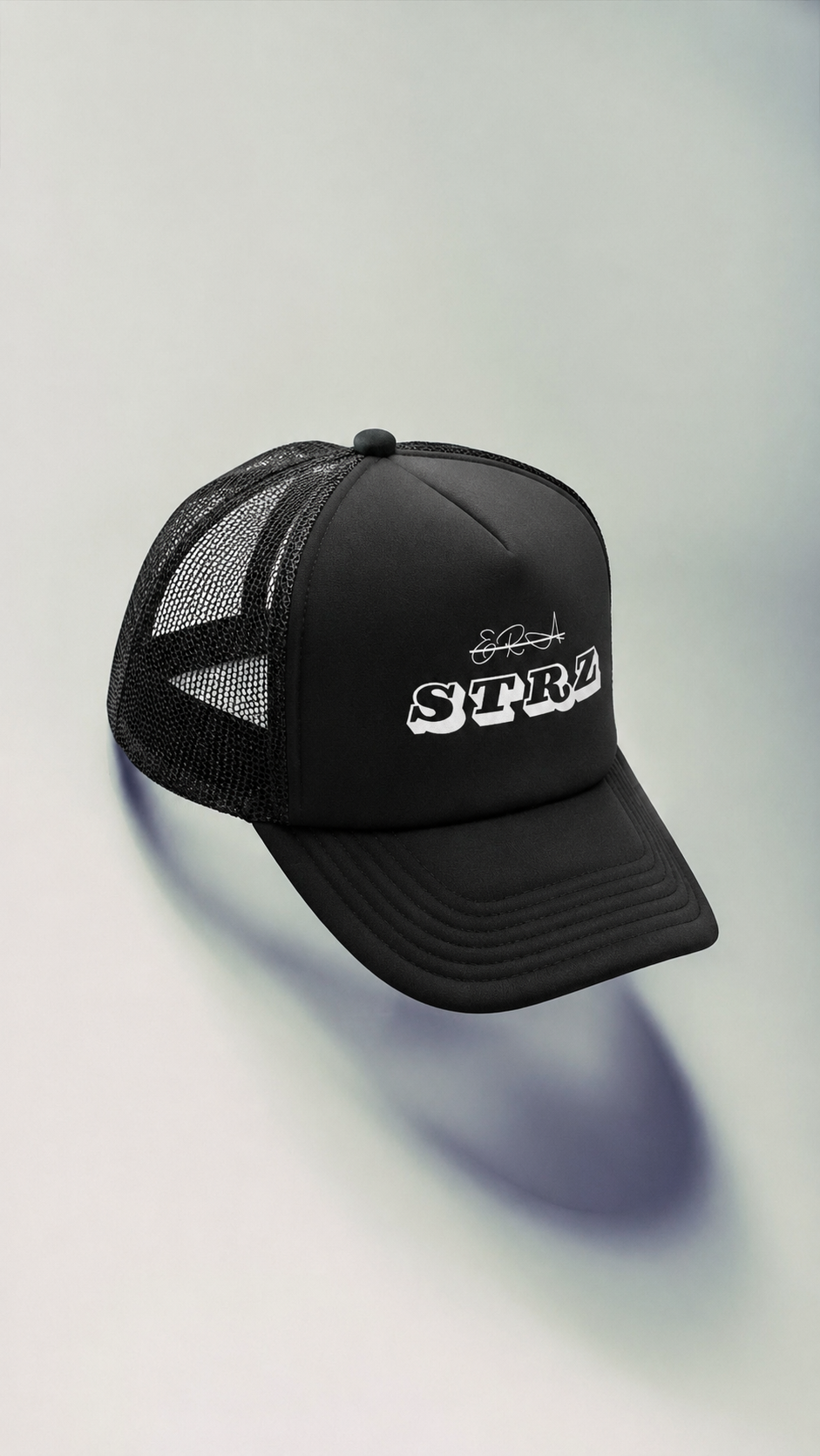 Strz era cap black x white