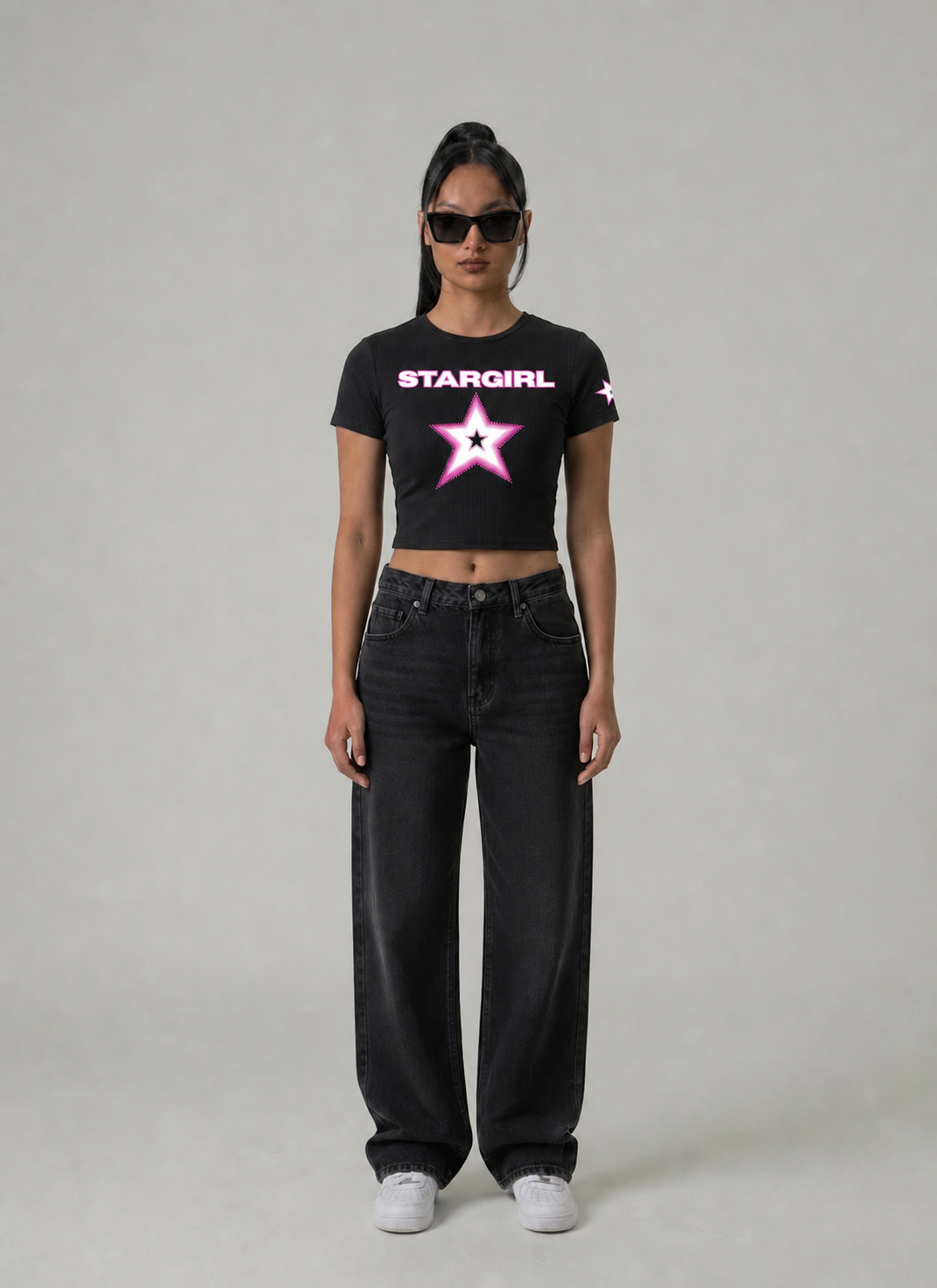 Strz era star girl baby tee
