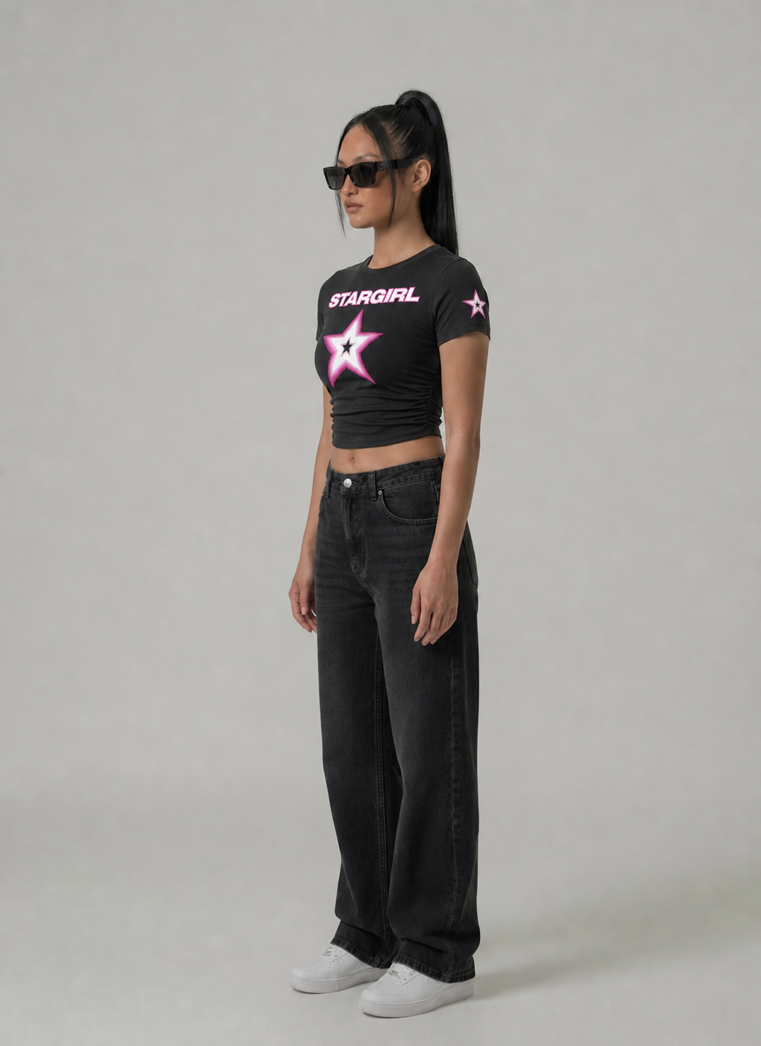 Strz era star girl baby tee