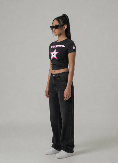 Strz era star girl baby tee
